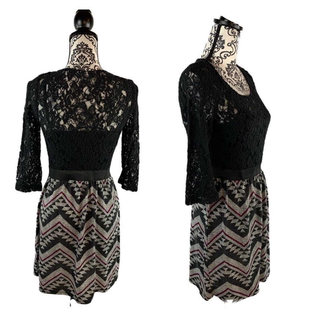 Speechless lace top skirt dress - Picture 3 of 8
